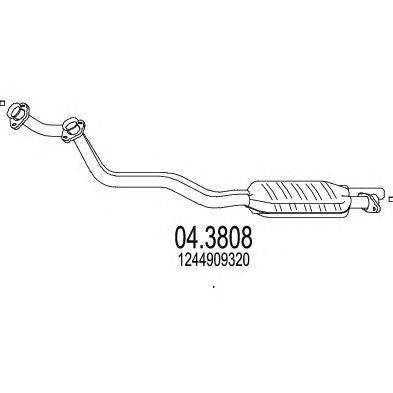 Катализатор MTS 04.3808