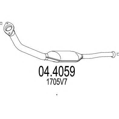 Катализатор MTS 04.4059