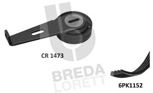 Поликлиновой ременный комплект BREDA  LORETT KCA 0001