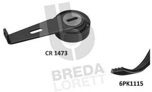 Поликлиновой ременный комплект BREDA  LORETT KCA 0002