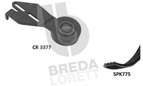 Поликлиновой ременный комплект BREDA  LORETT KCA 0009