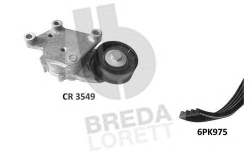 Поликлиновой ременный комплект BREDA  LORETT KCA 0029