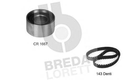 Комплект ремня ГРМ BREDA  LORETT KCD 0257