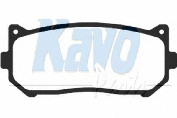 Комплект тормозных колодок, дисковый тормоз KAVO PARTS BP-4005