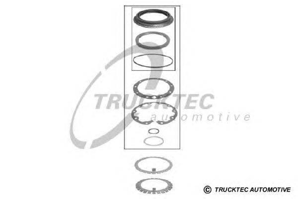 Комплект прокладок, планетарная колесная передача TRUCKTEC AUTOMOTIVE 01.32.014