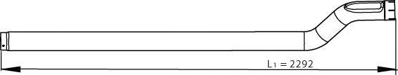 Труба выхлопного газа DINEX 64536