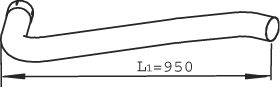 Труба выхлопного газа DINEX 22237