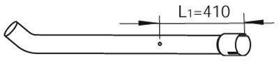 Труба выхлопного газа DINEX 81649
