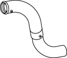 Труба выхлопного газа DINEX 81222