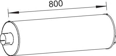 Средний / конечный глушитель ОГ ZARA 10072