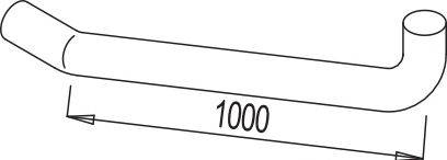 Труба выхлопного газа DINEX 68223
