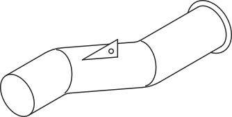 Труба выхлопного газа DINEX 69606