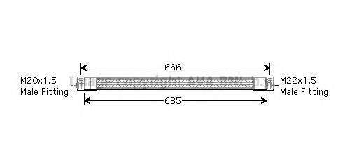 масляный радиатор, двигательное масло AVA QUALITY COOLING AU3190