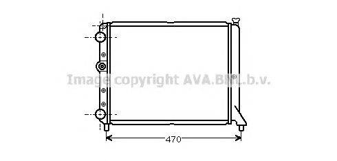 Радиатор, охлаждение двигателя AVA QUALITY COOLING FT2152