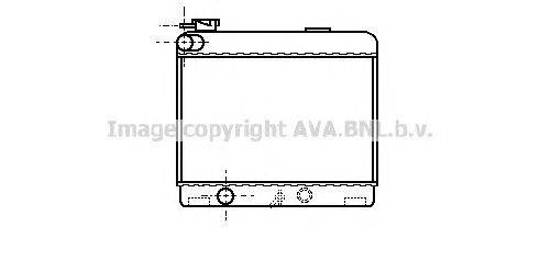 Радиатор, охлаждение двигателя AVA QUALITY COOLING PE2083