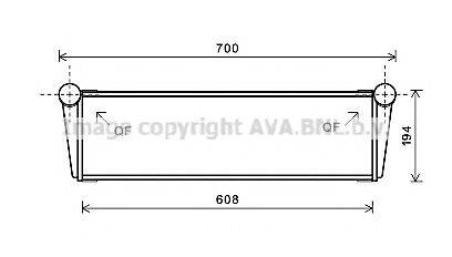 Радиатор, охлаждение двигателя AVA QUALITY COOLING PR2067