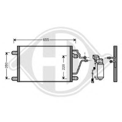 Конденсатор, кондиционер DIEDERICHS 8447201