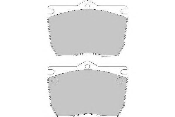 Комплект тормозных колодок, дисковый тормоз BERAL 29018