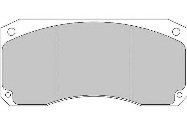 Комплект тормозных колодок, дисковый тормоз BERAL 29043