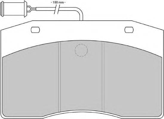 Комплект тормозных колодок, дисковый тормоз BERAL 2907520004134506