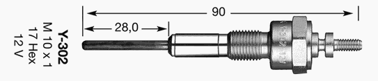 Свеча накаливания NGK 2100