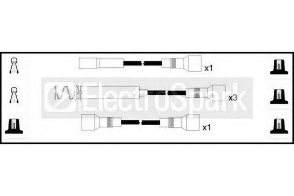 Комплект проводов зажигания STANDARD OEK189