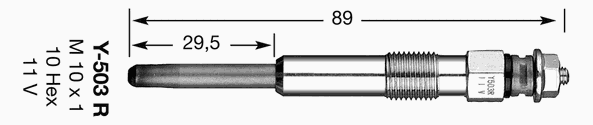 Свеча накаливания NGK 4279