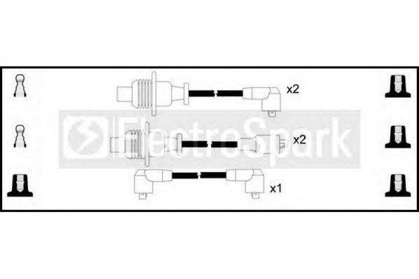 Комплект проводов зажигания STANDARD OEK540