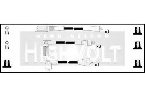 Комплект проводов зажигания STANDARD OEF325