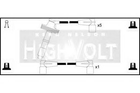 Комплект проводов зажигания STANDARD OEF507