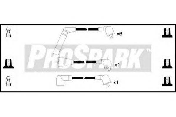 Комплект проводов зажигания STANDARD OES273