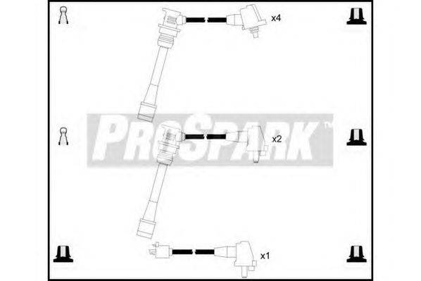 Комплект проводов зажигания STANDARD OES426