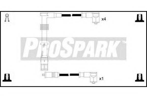 Комплект проводов зажигания STANDARD OES828