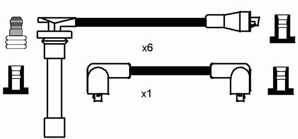 Комплект проводов зажигания NGK 5406