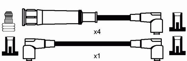 Комплект проводов зажигания NGK 0556