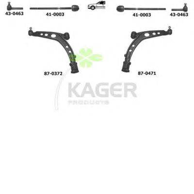 Подвеска колеса KAGER 800084