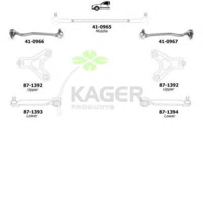 Подвеска колеса KAGER 801149