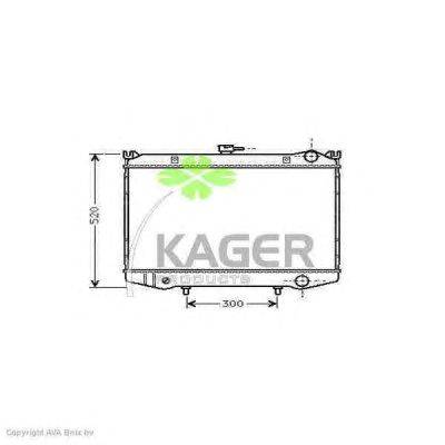 Радиатор, охлаждение двигателя KAGER 31-0232