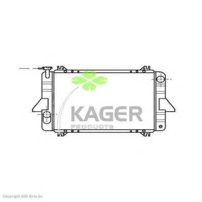 Радиатор, охлаждение двигателя KAGER 31-0236