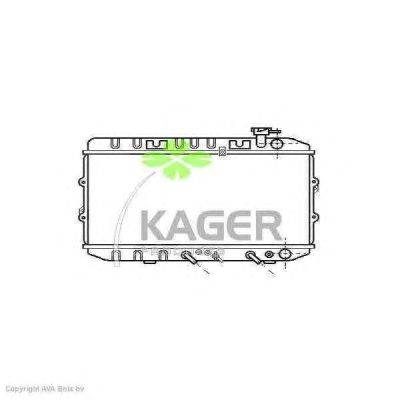 Радиатор, охлаждение двигателя KAGER 31-0472