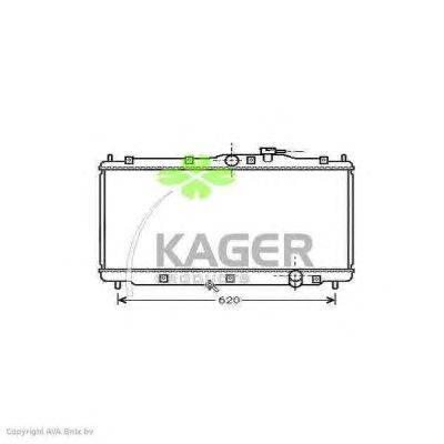 Радиатор, охлаждение двигателя KAGER 31-0493