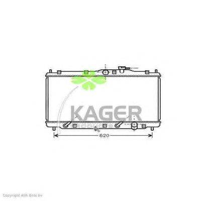 Радиатор, охлаждение двигателя KAGER 31-0494