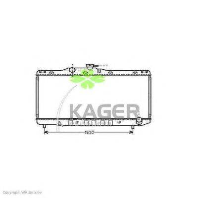 Радиатор, охлаждение двигателя KAGER 31-1076