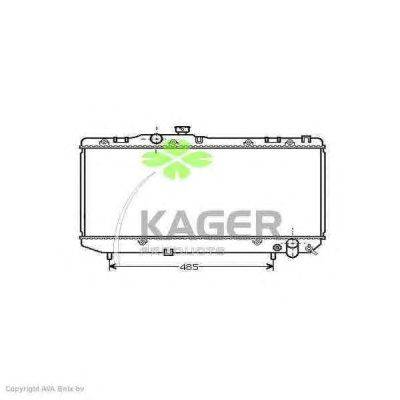 Радиатор, охлаждение двигателя KAGER 311087