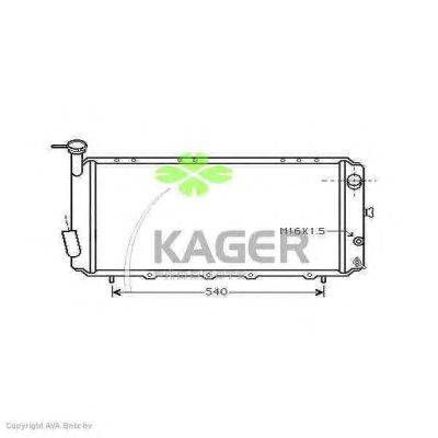 Радиатор, охлаждение двигателя KAGER 31-1263