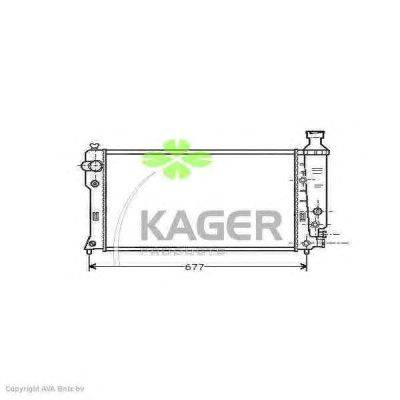 Радиатор, охлаждение двигателя KAGER 31-1444