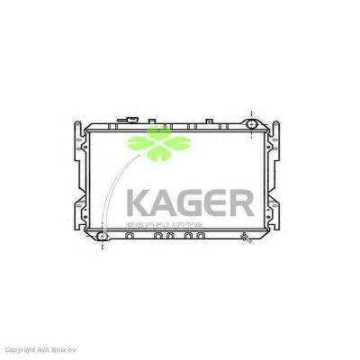 Радиатор, охлаждение двигателя KAGER 31-1613