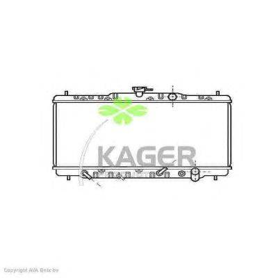 Радиатор, охлаждение двигателя KAGER 31-1665