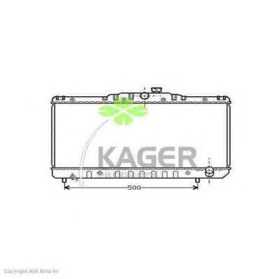 Радиатор, охлаждение двигателя KAGER 31-1900