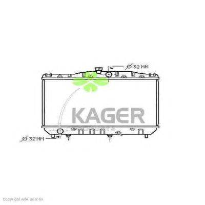 Радиатор, охлаждение двигателя KAGER 31-2028